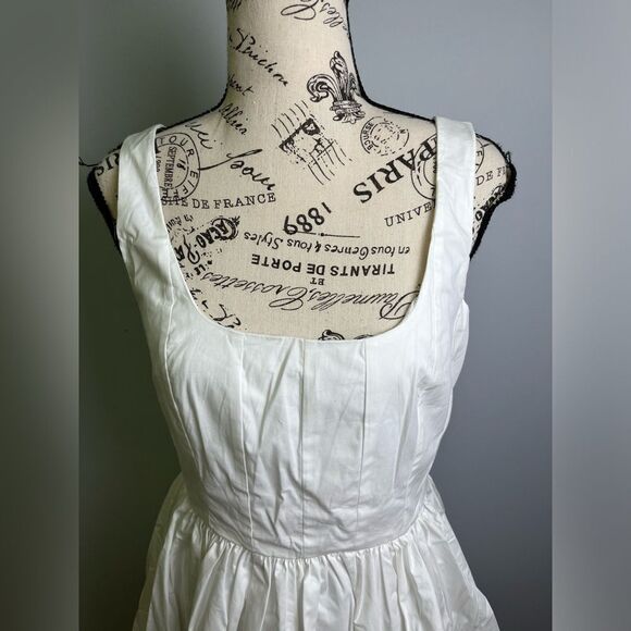 J.Crew Fit-and-flare mini dress with rickrack trim NWT Size 4 - Picture 3 of 11